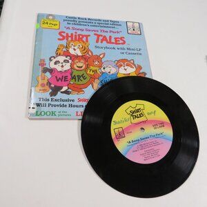 The Shirt Tales 1983 A SONG SAVES THE PARK LP Vinyl Record and Book